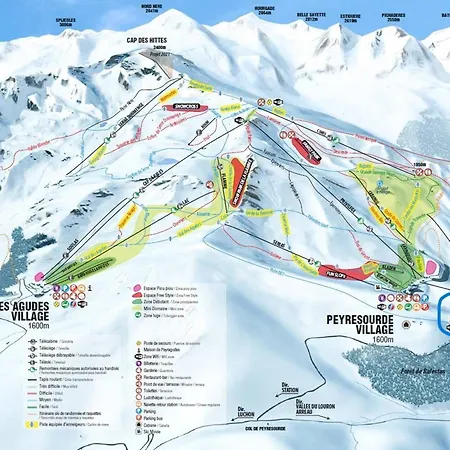 6 Personnes Peyragudes Avec Cheminee Et Barbecue - Fr-1-695-62 Σαλέ
